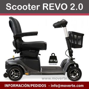 Scooter  eléctrico para persona con sobrepeso soporta hasta 181 Kg